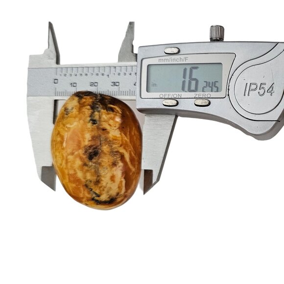 Russian Baltic Amber Brooch L317 - Picture 6 of 7